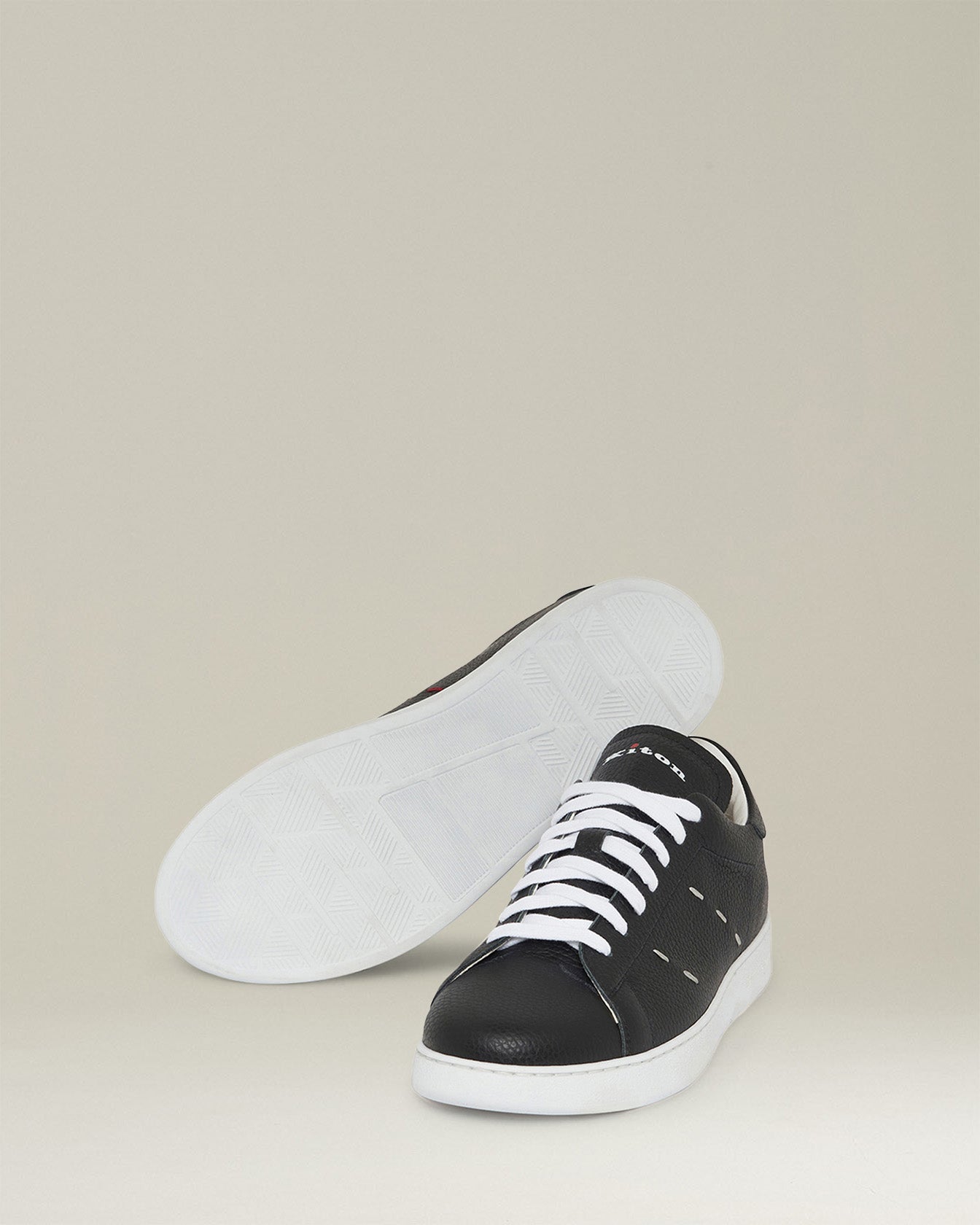 Kiton Leather Stitching Sneakers Ledersneaker 42