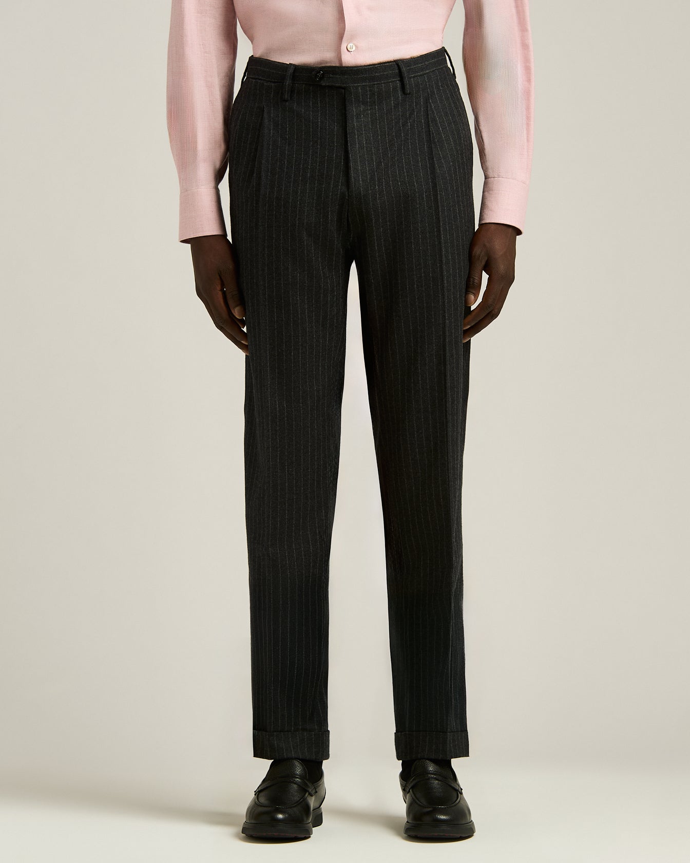Kiton Suits Anzug Wolle Kaschmir Nadelstreifen Größe 50