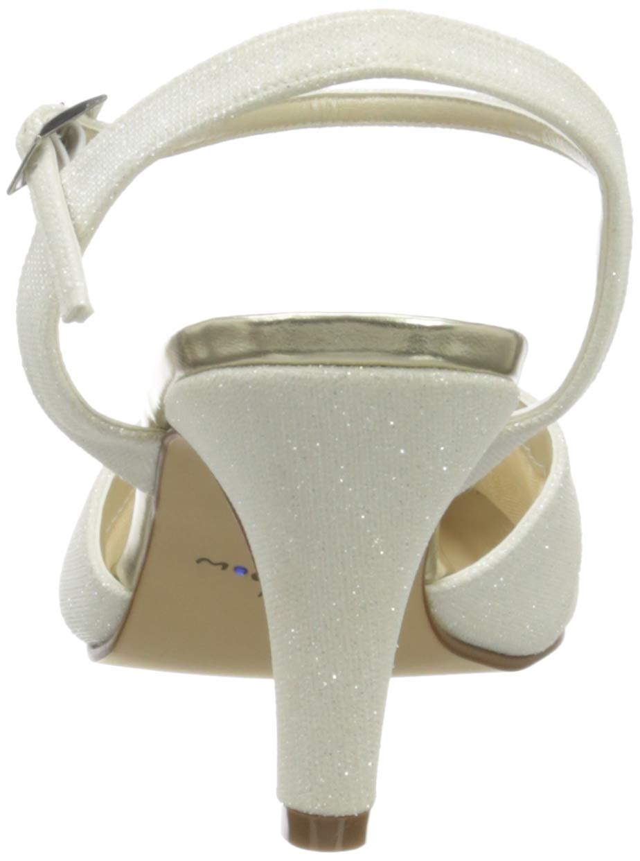 Rainbow Club Essentials Marlie Slingback Off-White Metallic