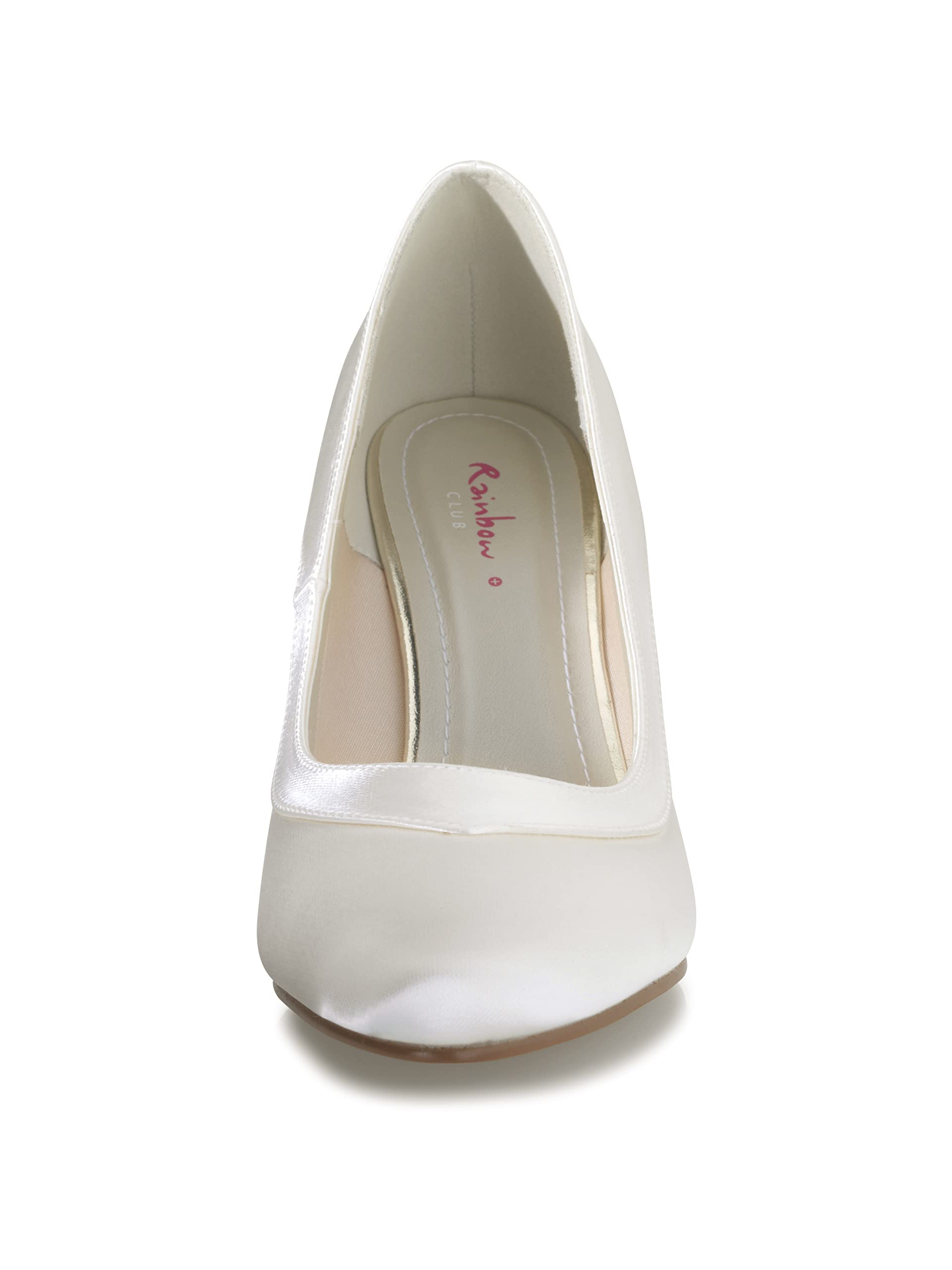 Rainbow Club Timeless Nicole Brautschuhe Ivory Satin Bliss
