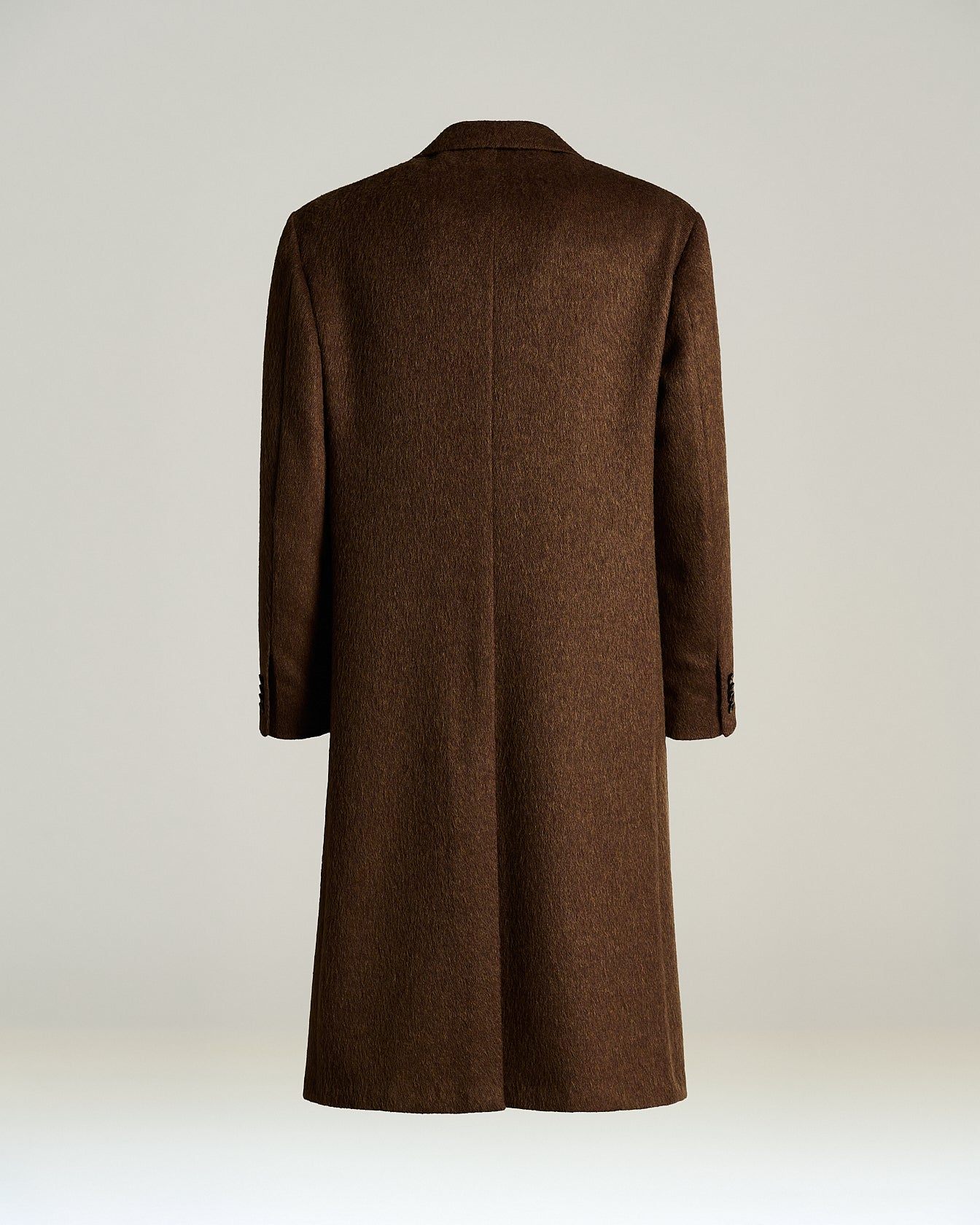 Kiton Outerwear Cashmere-Mohair Overcoat Mantel beige