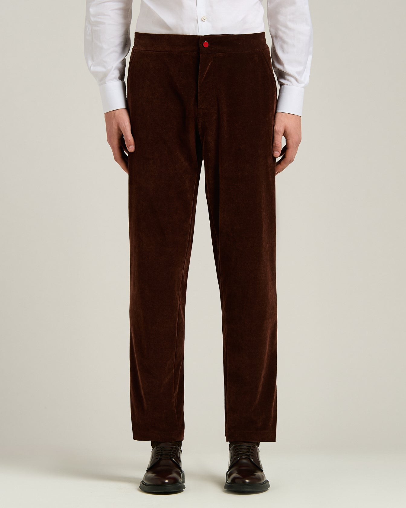 Kiton Trousers Dark Brown Corduroy Hose Braun Cord