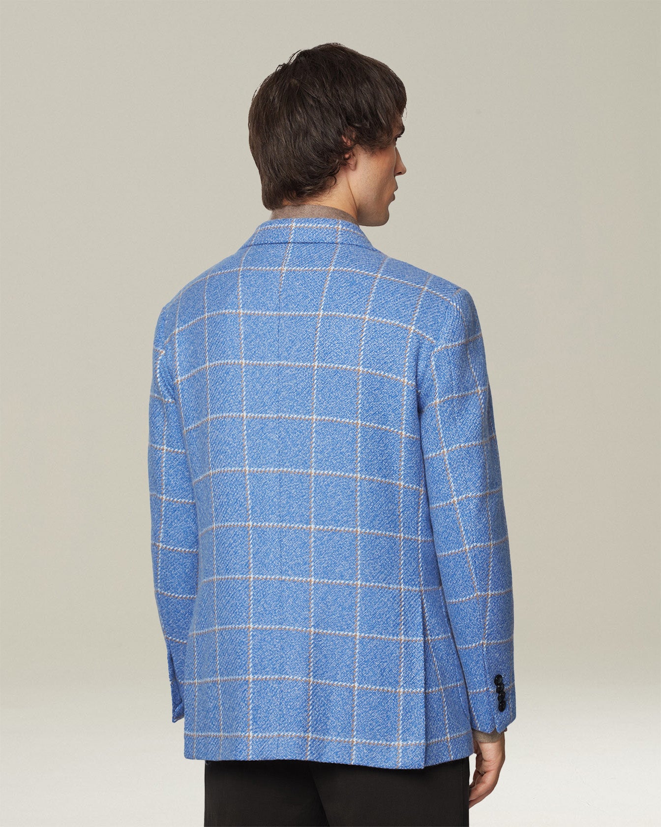 Kiton Kaschmir Blazer kariert einreihig Herren
