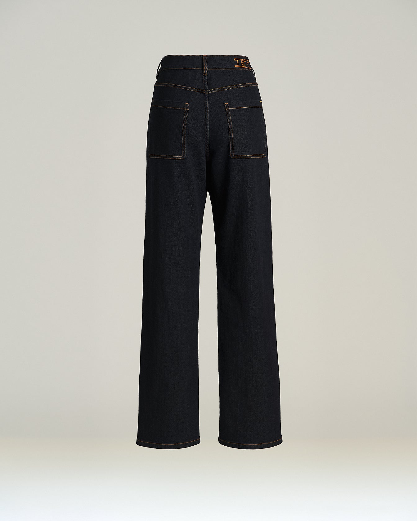 Kiton Trousers Dark Blue Cotton Hose Gr.44 Denim Stretch