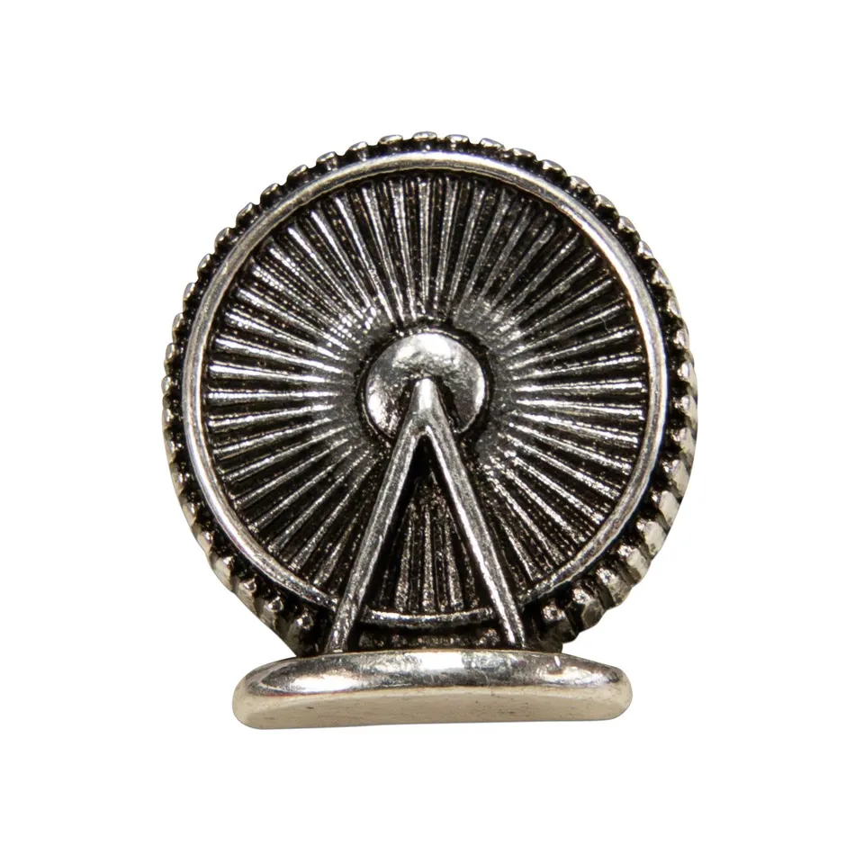Alpenflüstern DAHEIM Riesenrad API134 Ansteck-Pin antik-silber