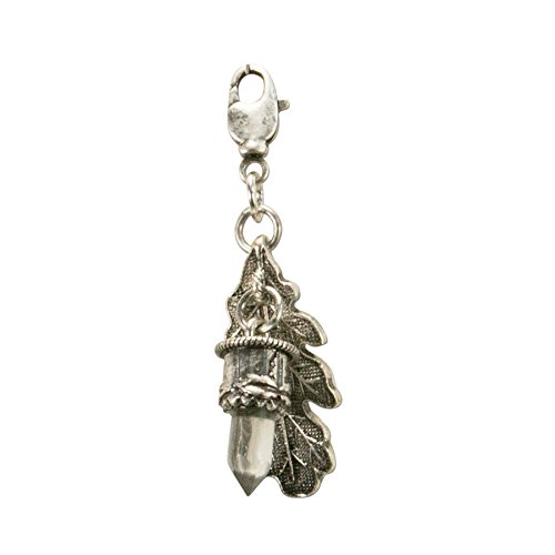 Alpenflüstern DAHEIM Charivari-Anhänger Eichenblatt silber