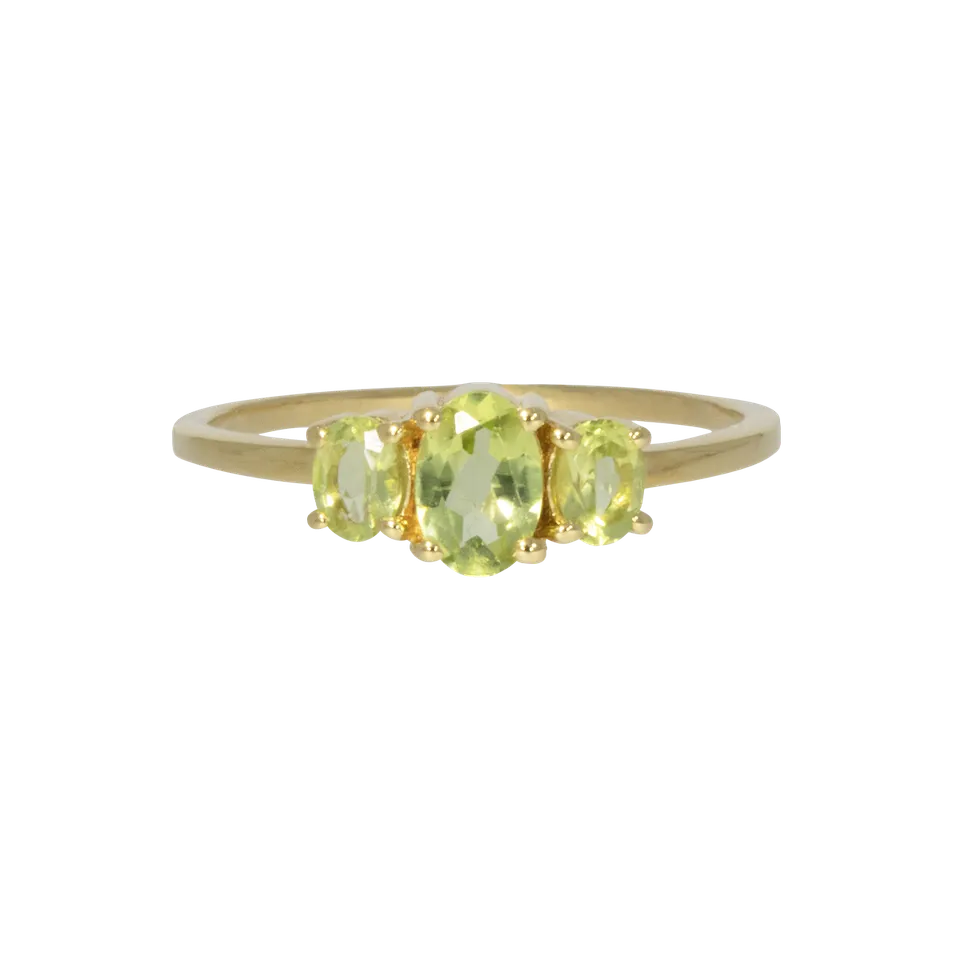 Juvelan Dublin Ring Silber Peridot Größe 50