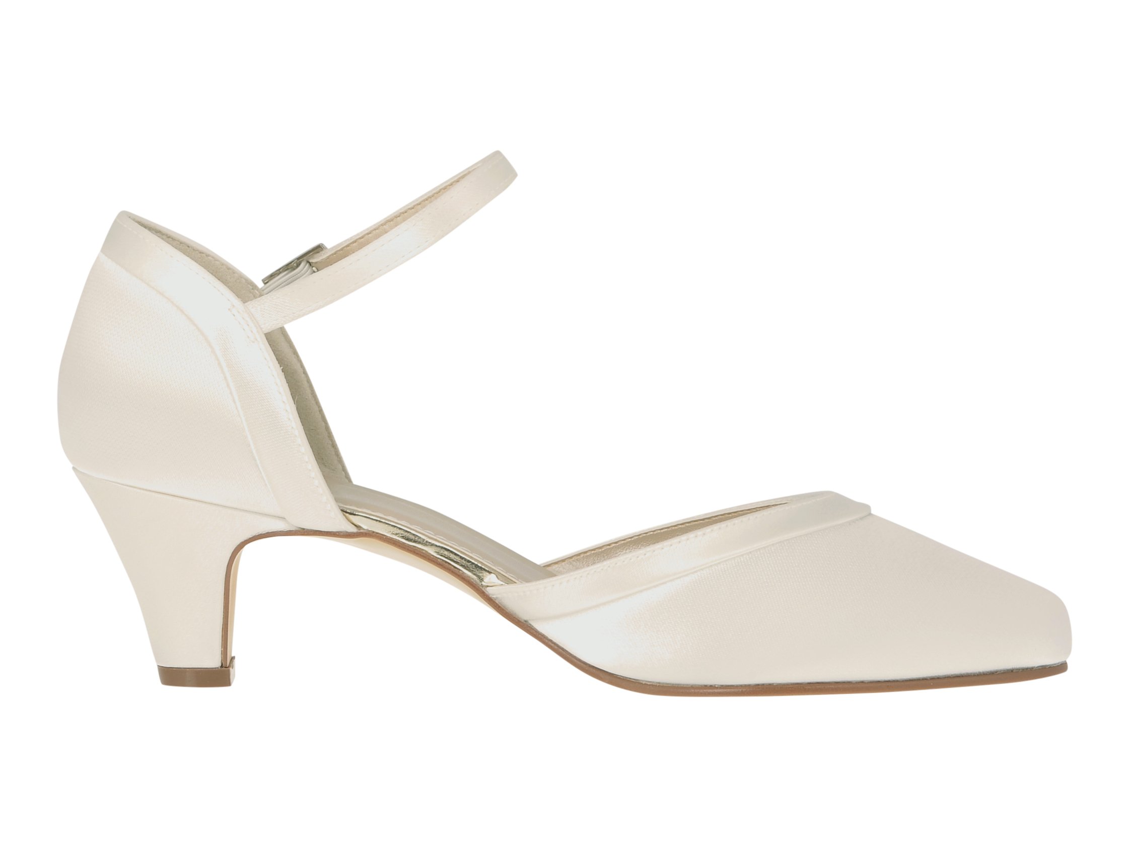 Rainbow Club Letty Brautschuhe Ivory Satin Gr. 41,5 5 cm