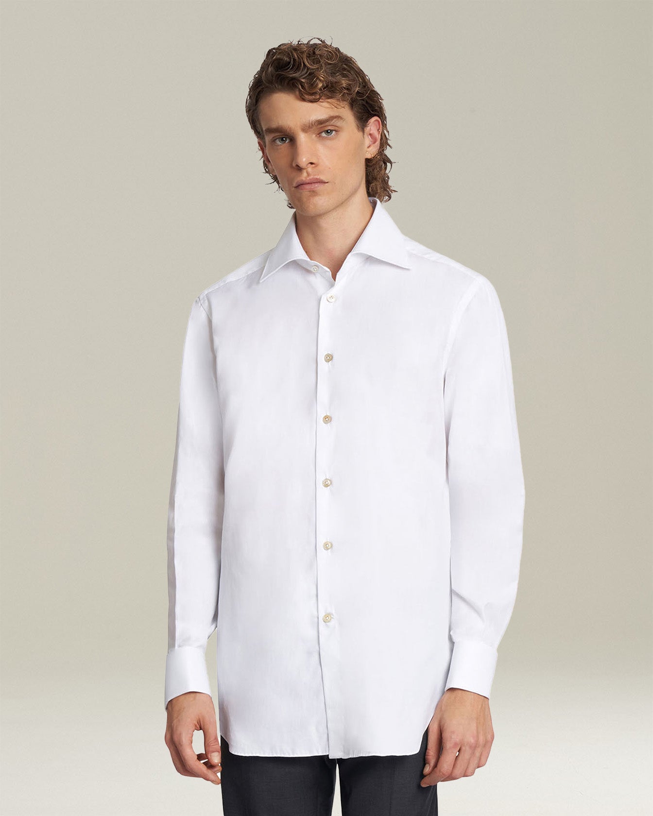 Kiton Shirts Camicia Cotone Baumwollhemd schwarz Baumwolle