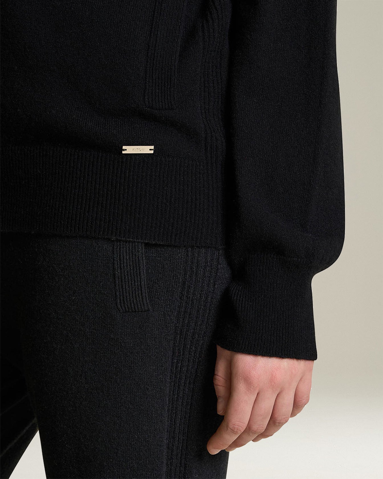 Kiton Zip-Cardigan Kaschmir mit Taschen