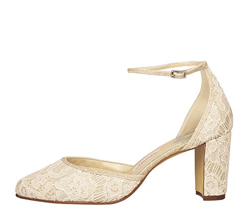 Rainbow Club Timeless Lavinia Pumps Ivory Satin gepolstert