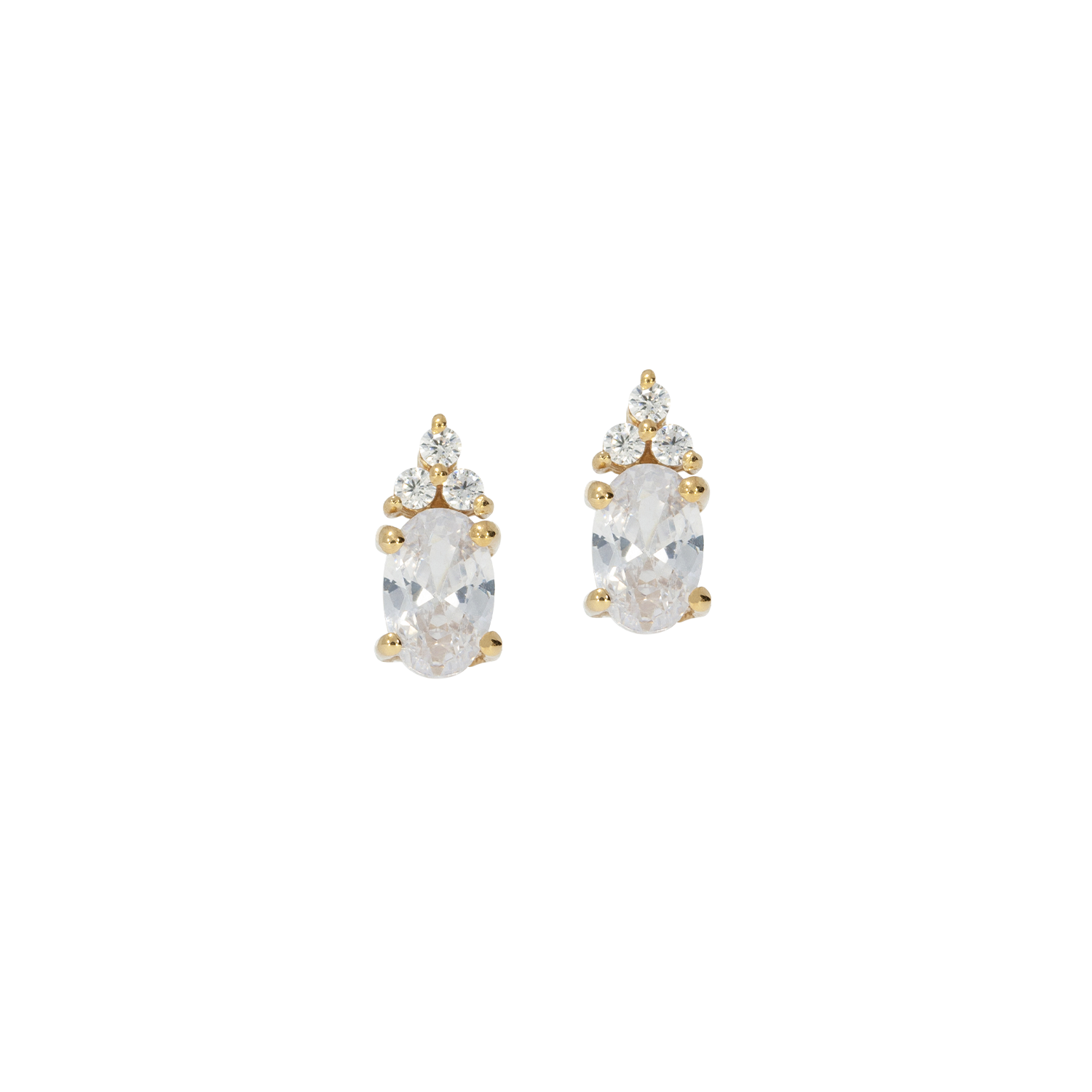 Juvelan Dazzling Beauty Ohrstecker Kristall Silber