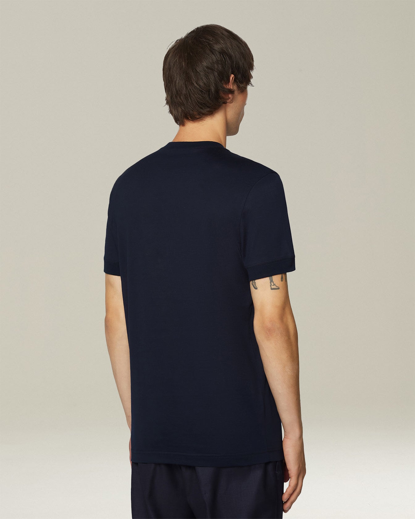 Kiton T-Shirt Herren Baumwolle Jersey Gr. L mit Zip