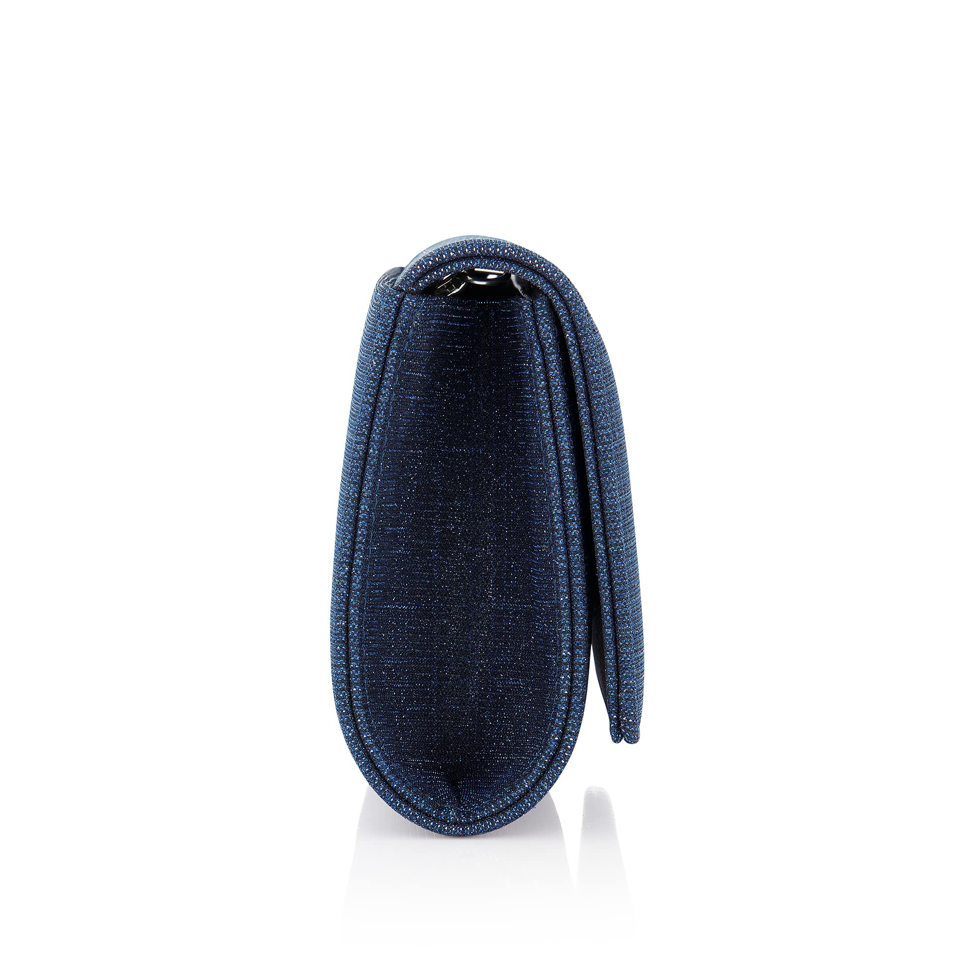 Rainbow Club Dafina Braut Clutch Navy Metallic mit Kette