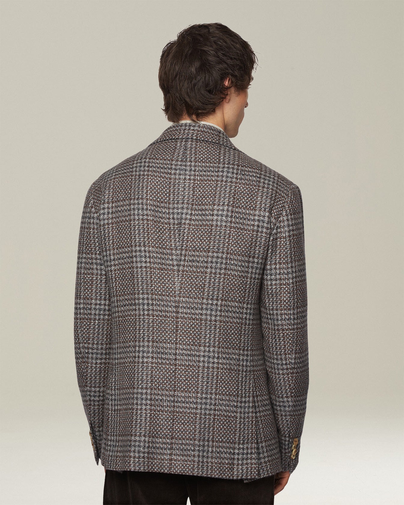 Kiton Jackets Principe di Galles Blazer Kaschmir Wolle