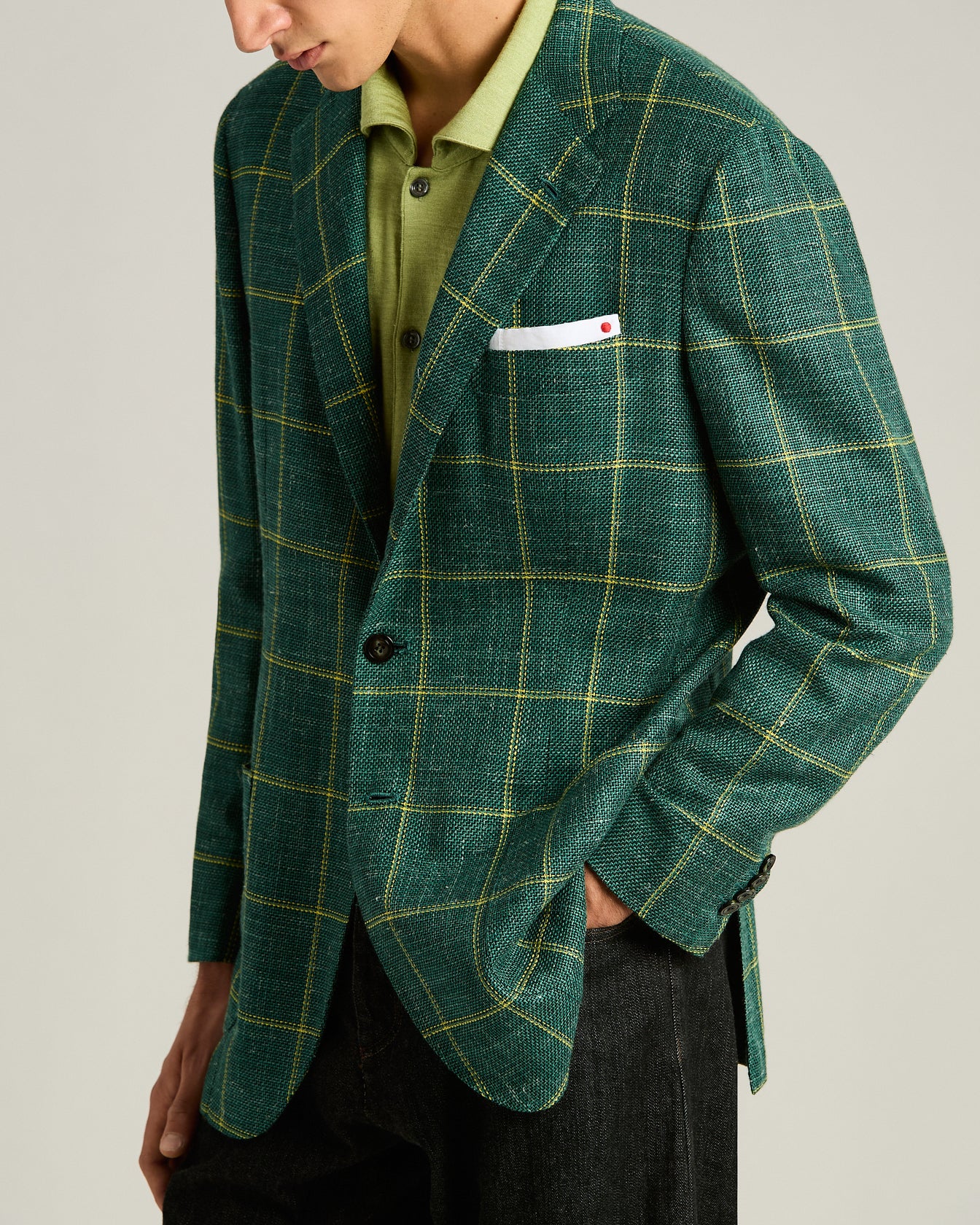 Kiton Jackets Fine Blend Checked Sakko Kariert Einreihig