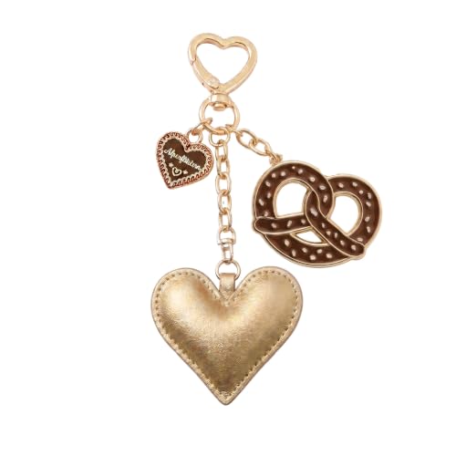 Alpenflüstern DAHEIM Schmuck AAH190 Taschenanhänger Breze gold