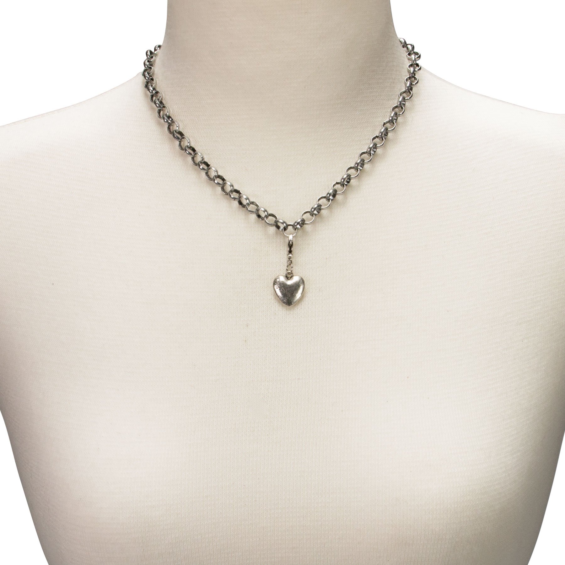 Alpenflüstern DAHEIM Herz Anhänger AAH098 antik-silber 1,5cm