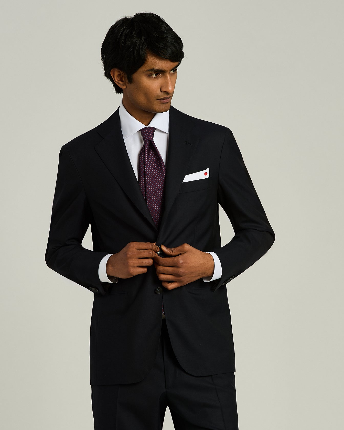 Kiton Patterned Seidenkrawatte gemustert 8,5 cm