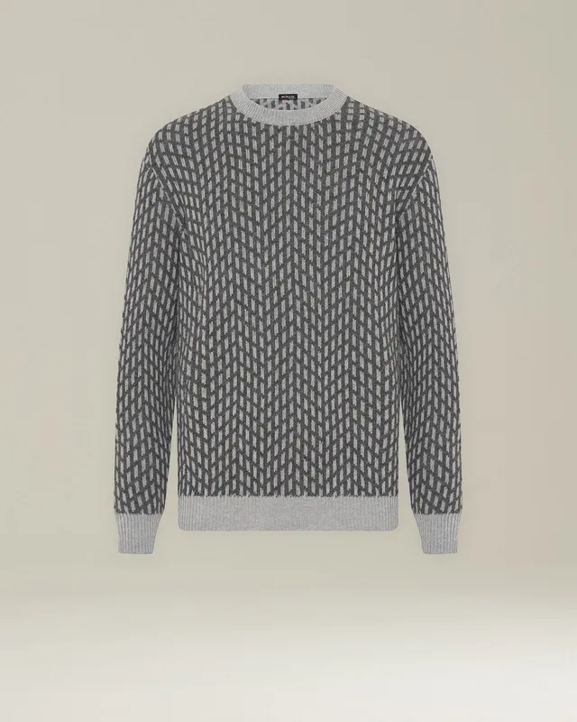 Kiton Knitwear Cashmere Jumper Pullover Jacquard Kaschmir