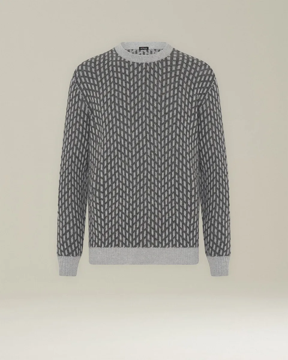 Kiton Knitwear Cashmere Jumper Pullover Jacquard Kaschmir