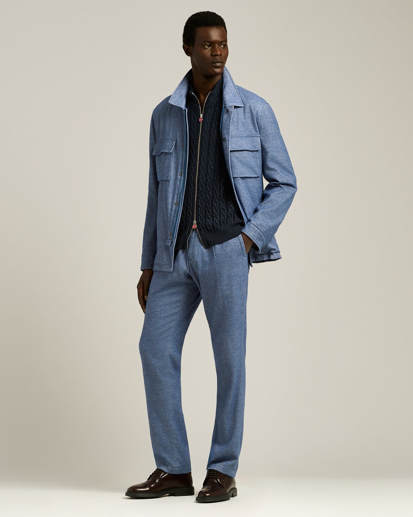 Kiton Knitwear Full-Zip Cardigan Strickjacke L Kaschmir