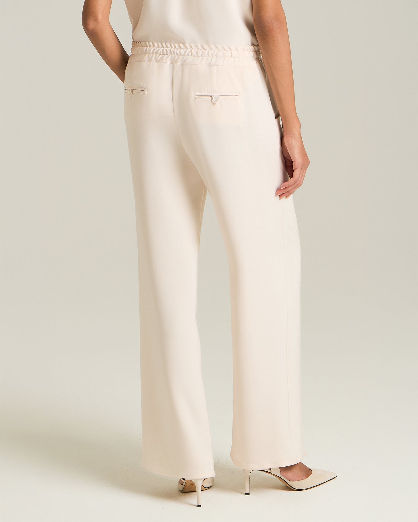 Kiton Seidenhose weiter Schnitt Elastikbund