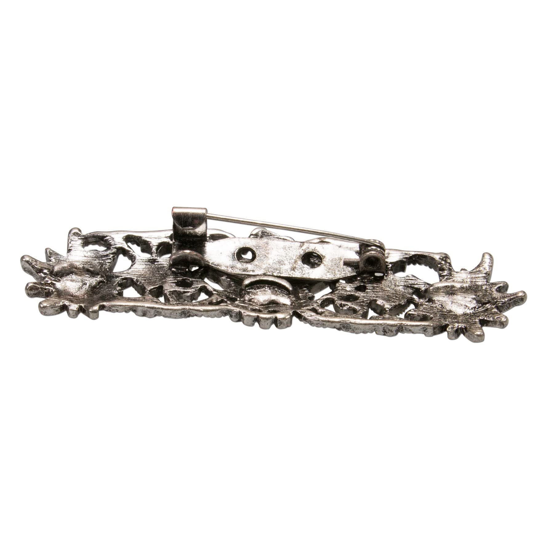 Alpenflüstern DAHEIM API098 Blusen-Brosche Edelweiss antik-silber