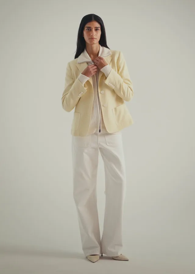 Kiton Jackets Principe di Galles Blazer Seide Slim