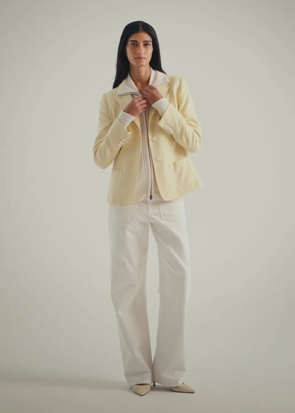 Kiton Jackets Principe di Galles Blazer Seide Slim
