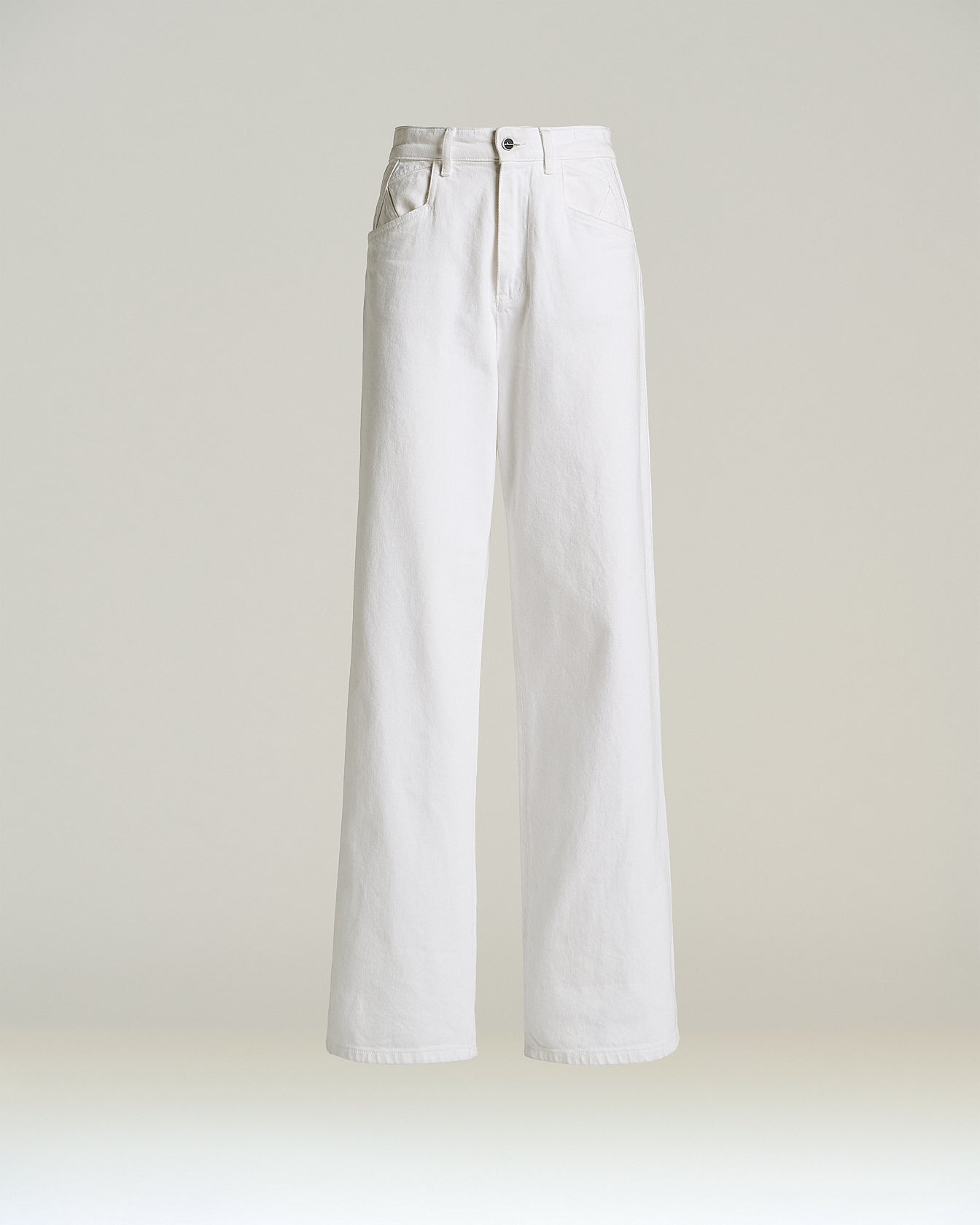 Kiton Optical White Cotton Pants Jeans Weiß Stretch