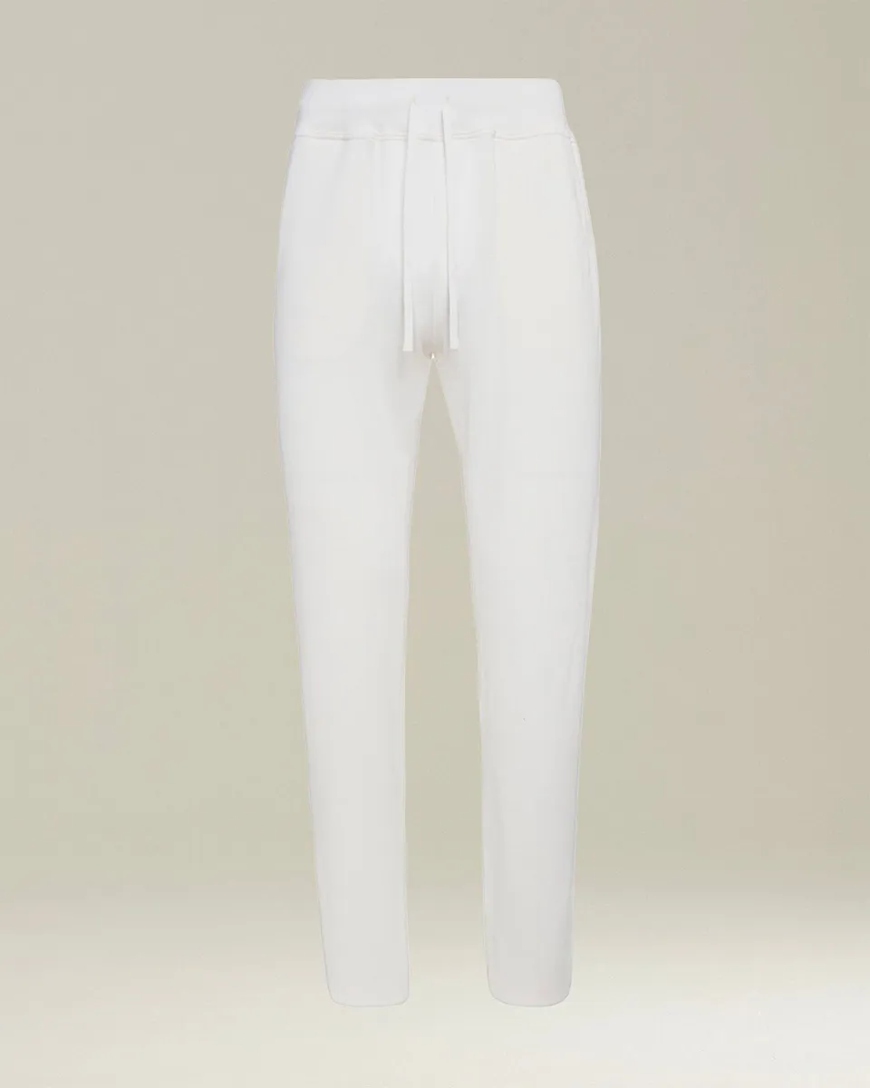 Kiton Jogging Cashmere Hose Kaschmir weiß TU