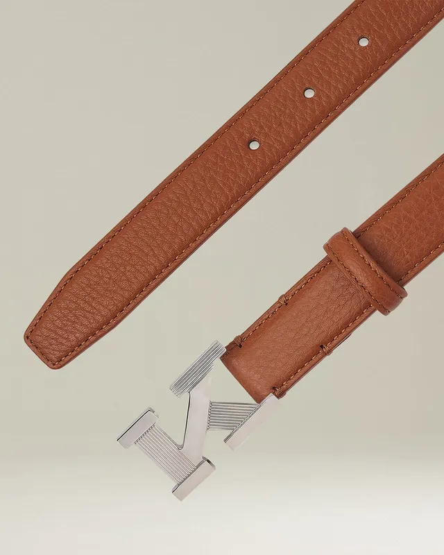 Kiton Cintura Hirschleder Gürtel Herren whisky 20mm