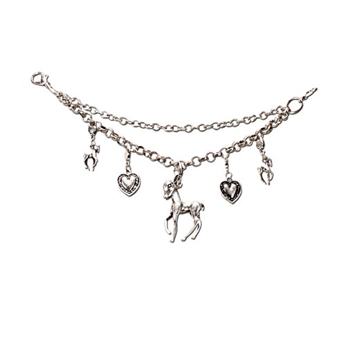 Alpenflüstern DAHEIM Dirndl-Charivari Bambi Antik-Silber