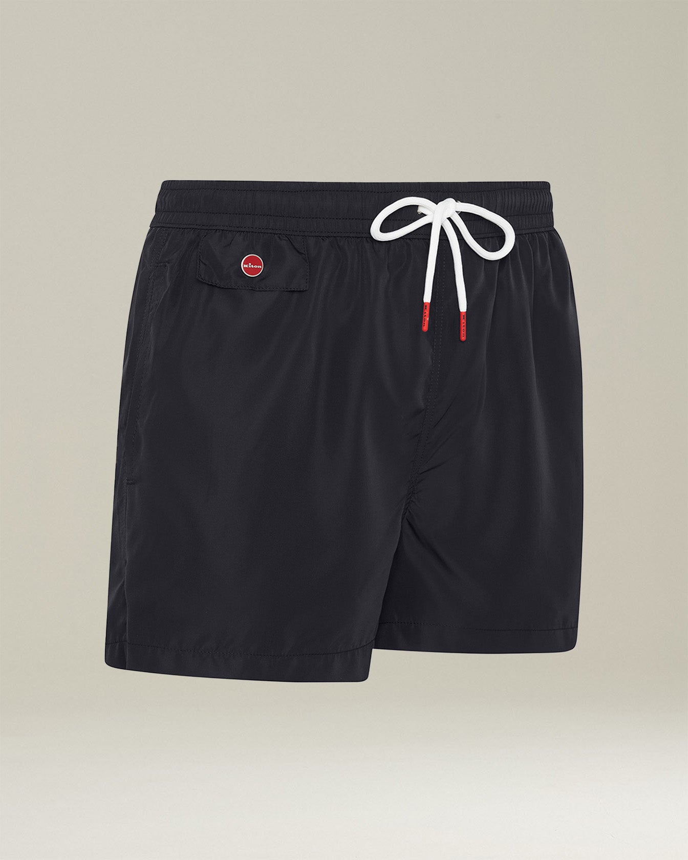 Kiton Swimwear Swim Boxer Badehose L Schwarz Polyester