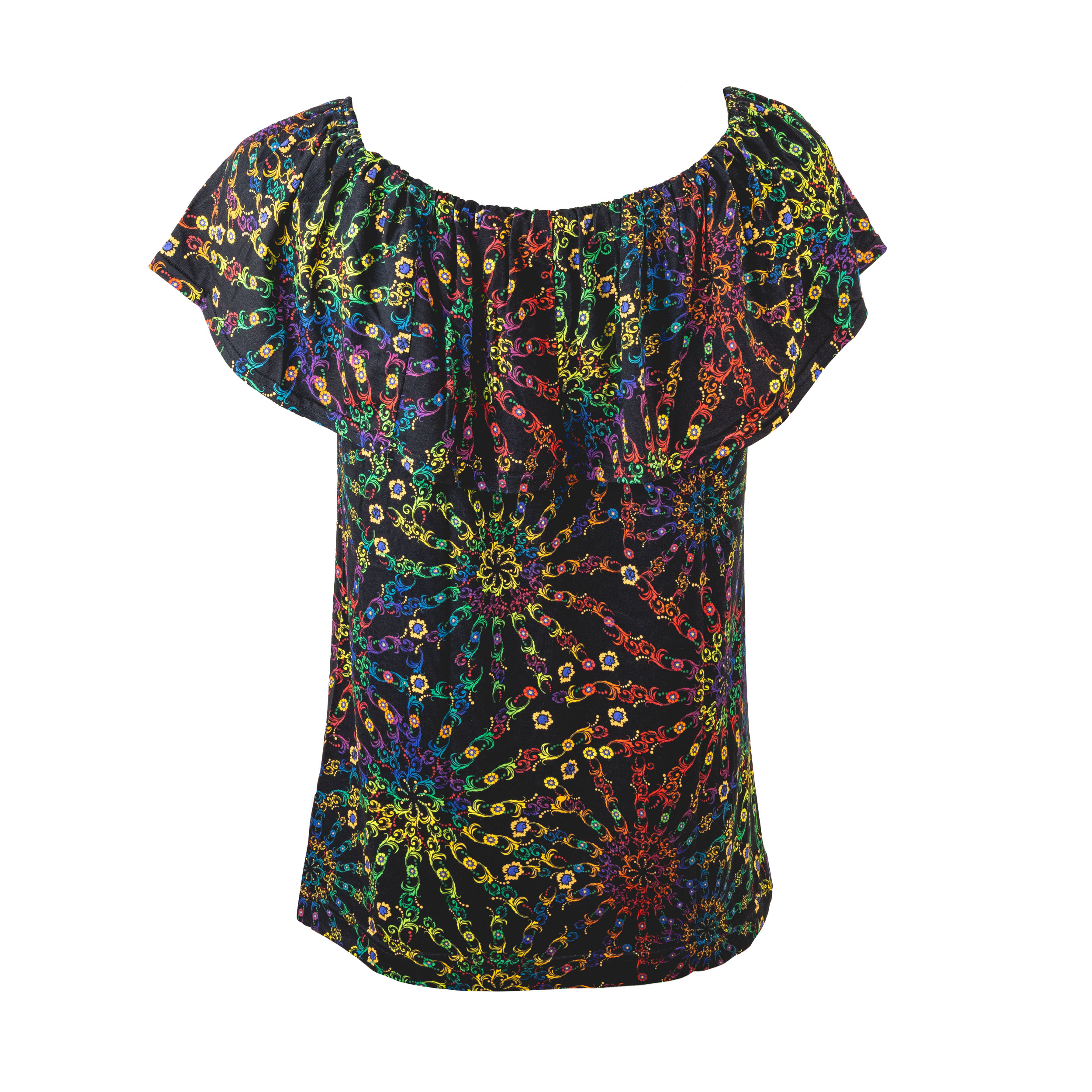 Rettl WOMEN Ambrosia Damen Top Jersey Flower Power