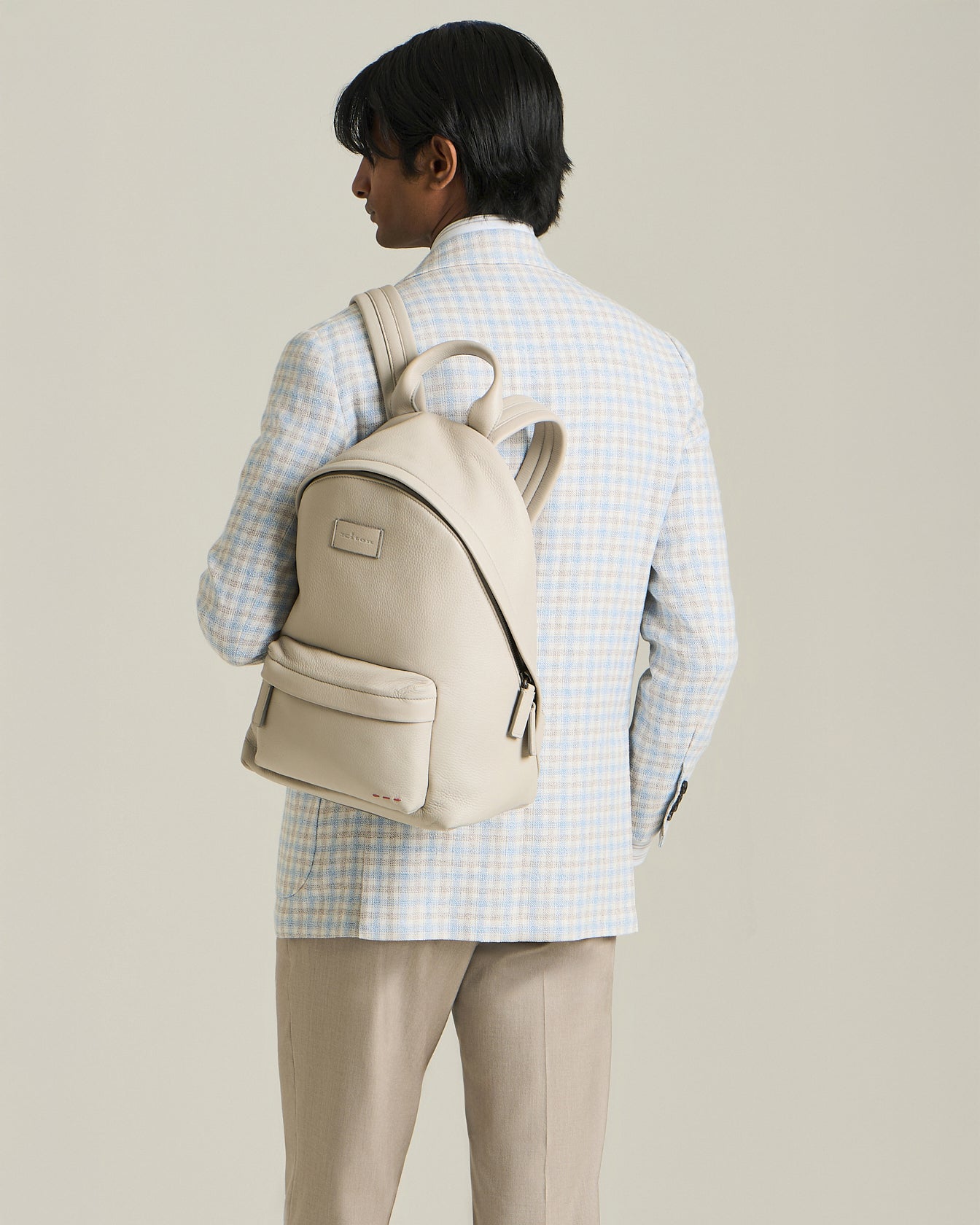 Kiton Cashmere Micro Check Blazer Karo 50