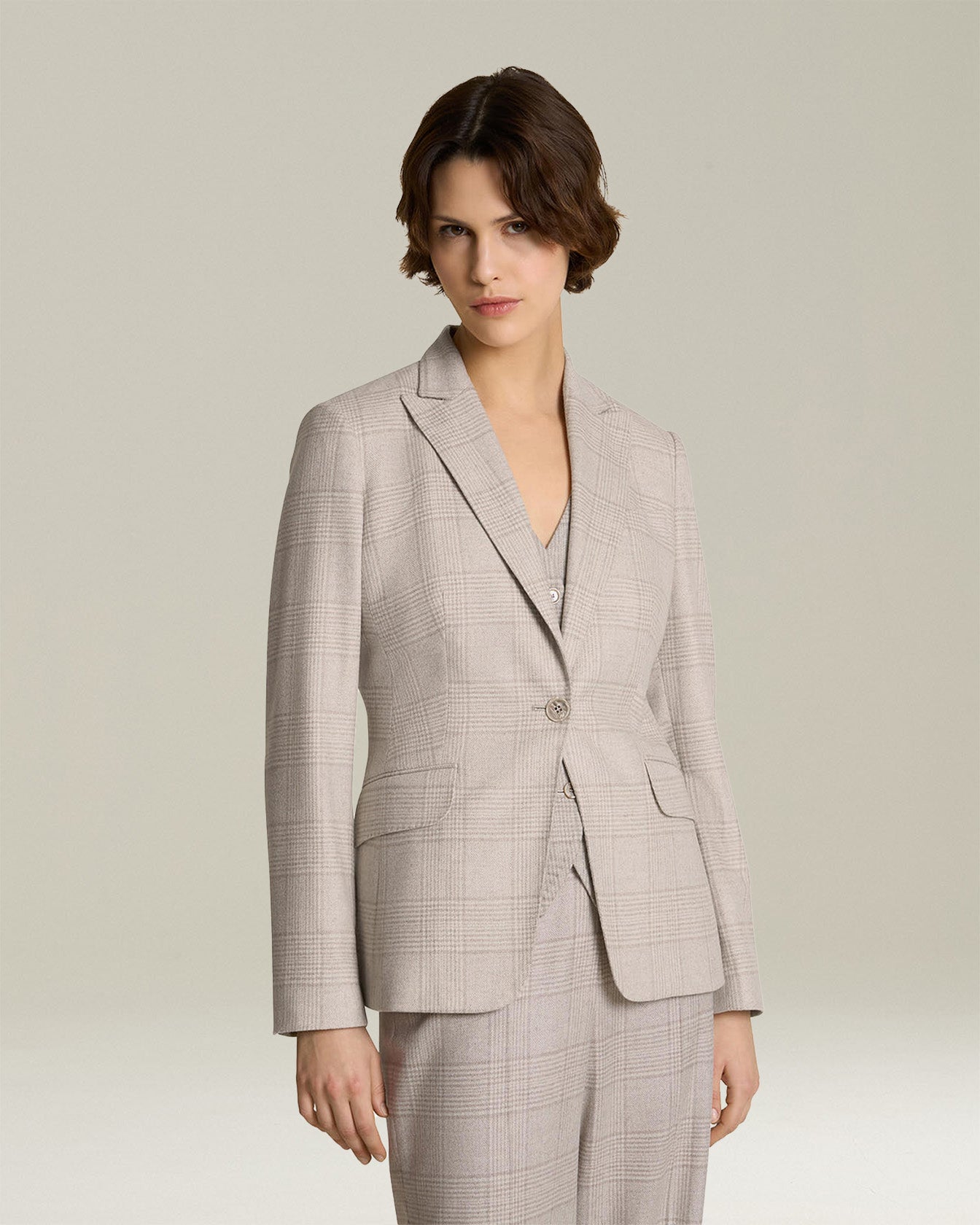Kiton Principe di Galles Blazer Sakko Kaschmir Einreiher