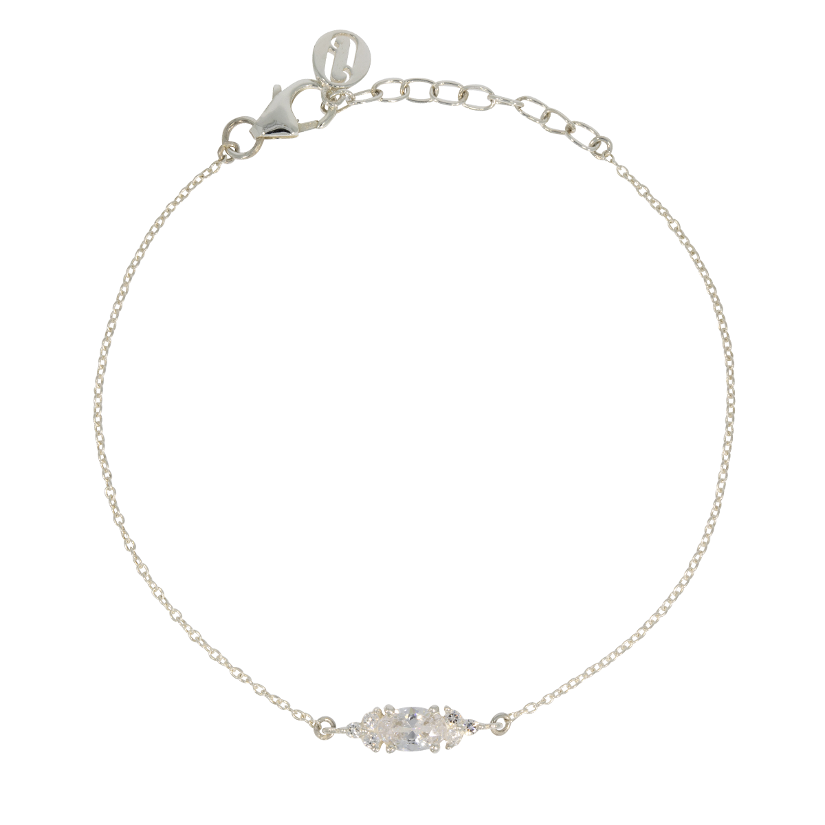 Juvelan Dazzling Beauty Armband Silber Zirkonia 15 cm