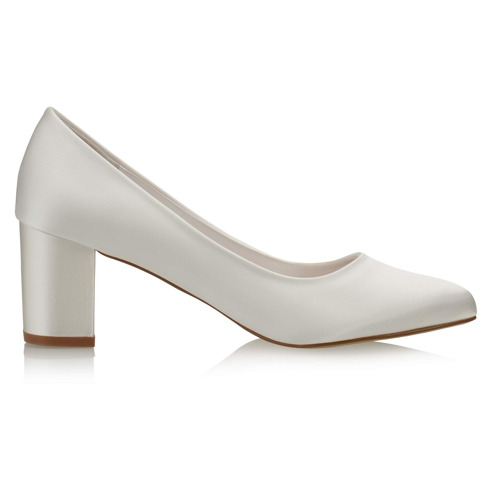 Rainbow Club Timeless Debora Braut-Pumps Ivory Satin 6,5 cm