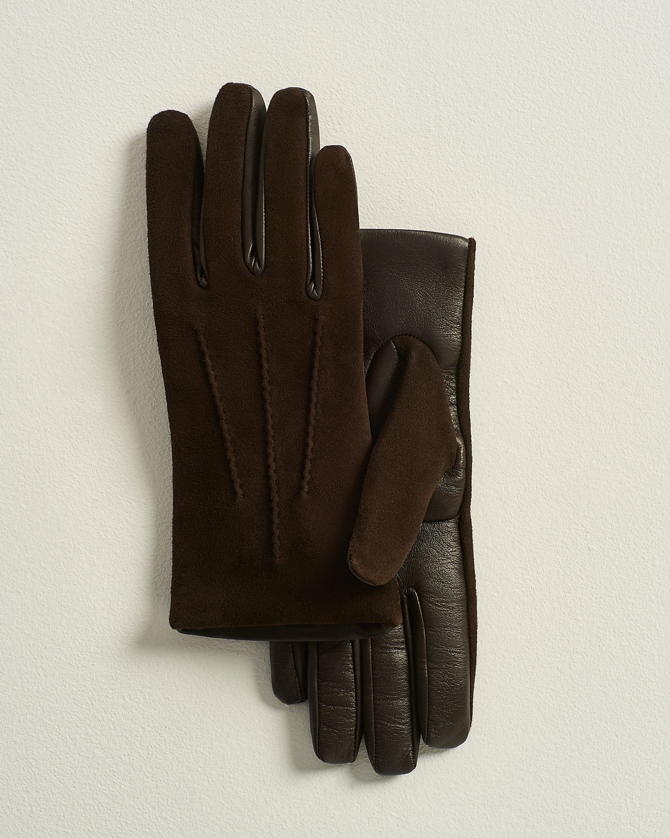 Kiton Lederhandschuhe Braun Lamm Gr. 8,5