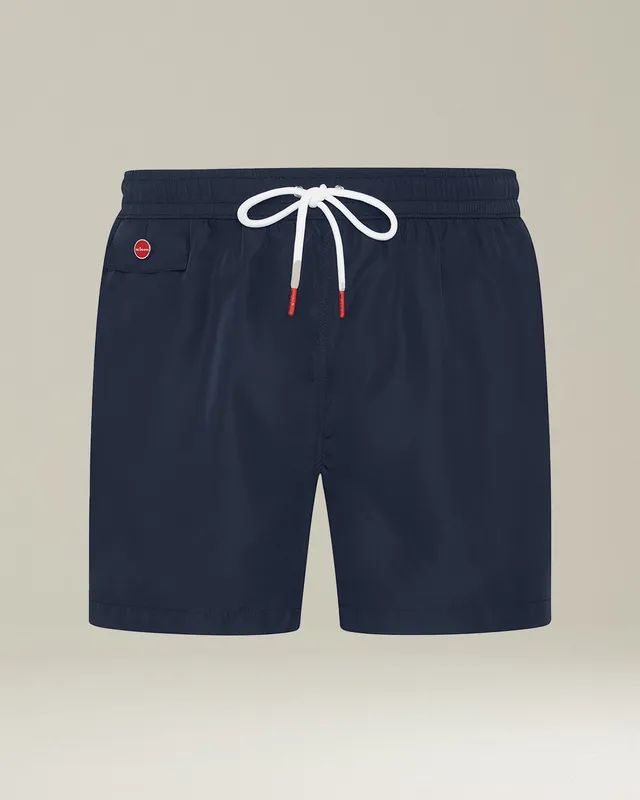 Kiton Swimwear Costume Mare Badehose dunkelblau Polyester