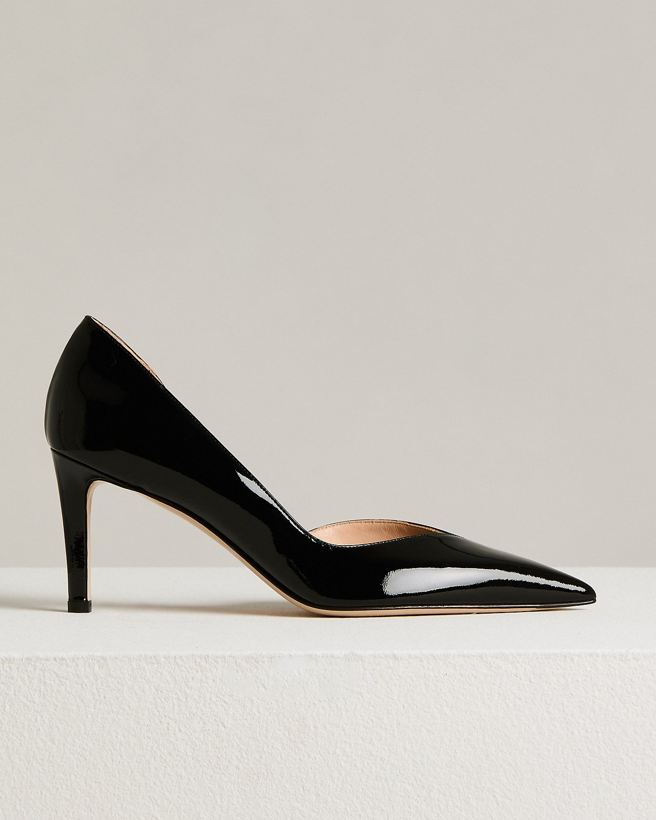 Kiton Shoes BLACK PATENT LEATHER PUMPS Lack Schwarz