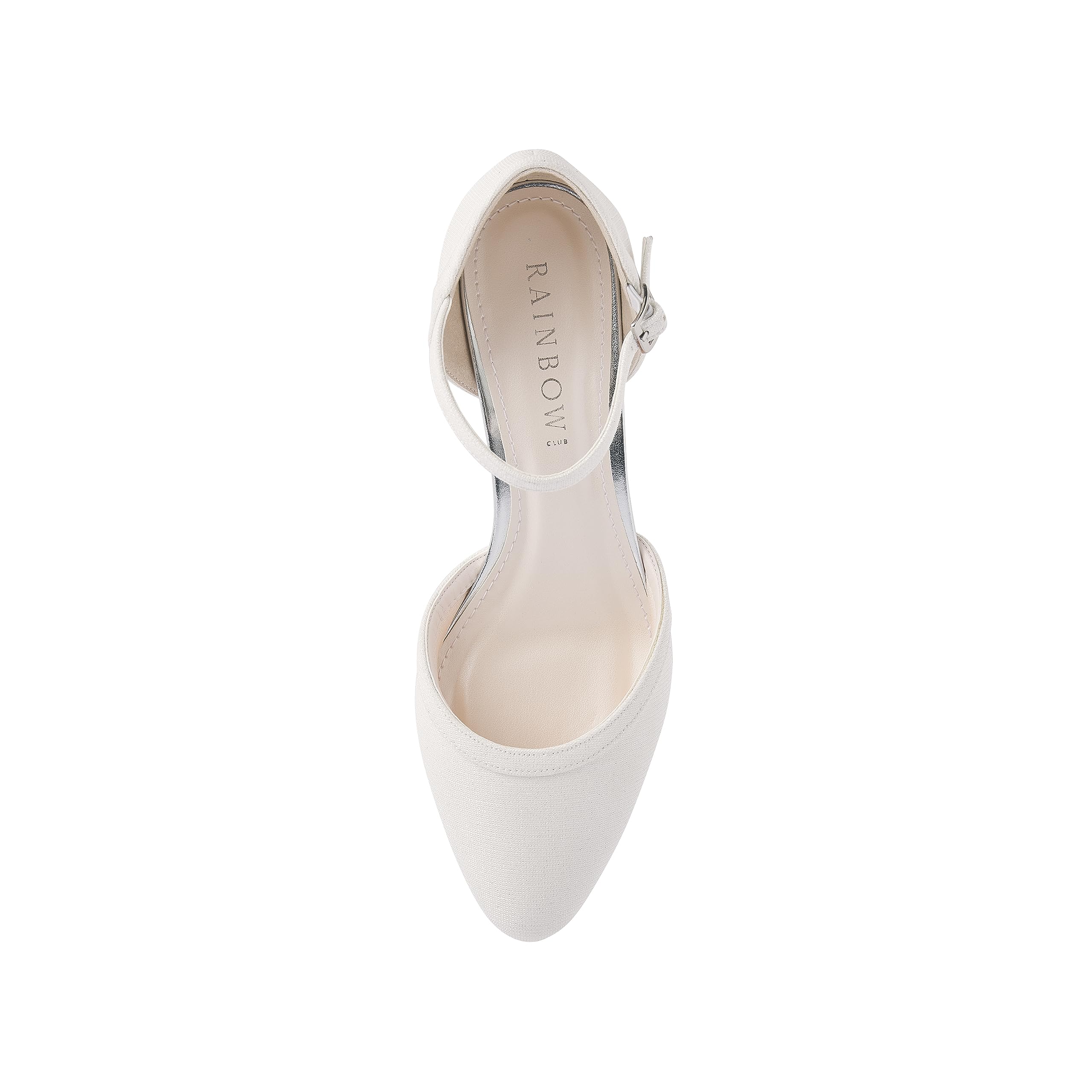 Rainbow Club Paisly Off-White Pumps Metallic 5 cm
