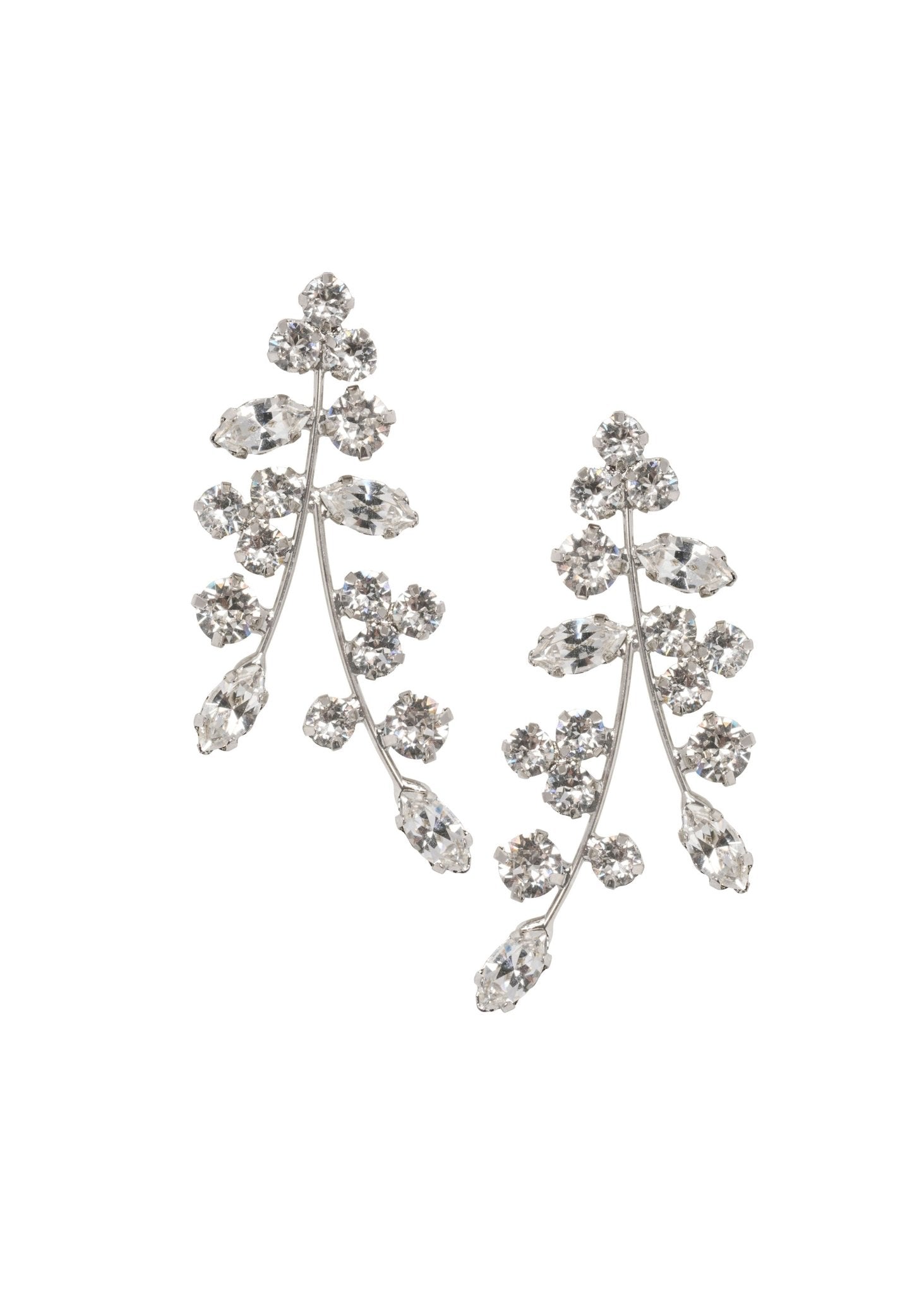 Elizabeth Bower Trill Statement Ohrstecker Kristall Rhodium