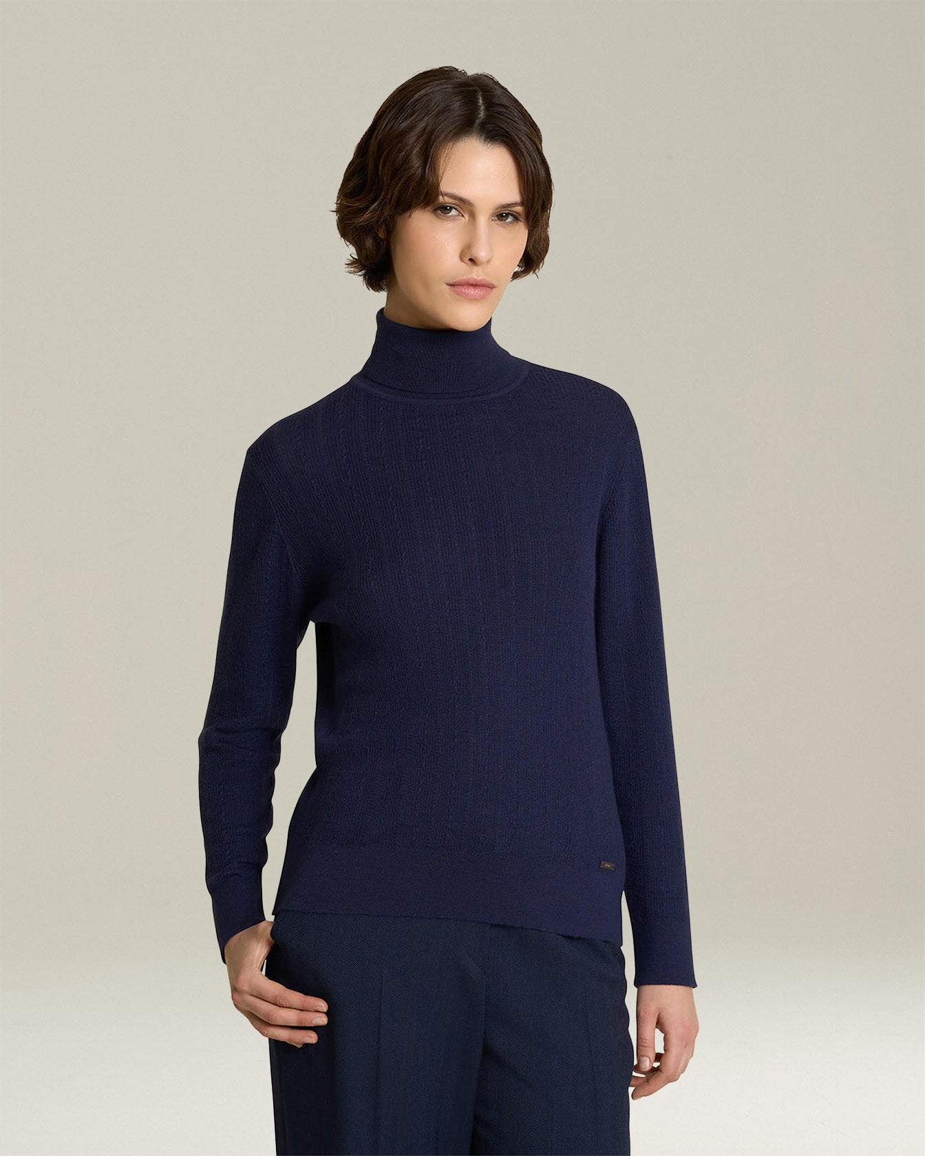Kiton Knitwear Cashmere Silk Rollkragenpullover Kaschmir
