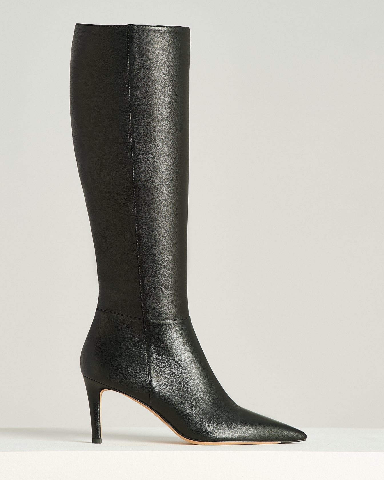 Kiton Shoes Black Lambskin Stiefel Lammleder Gr.38