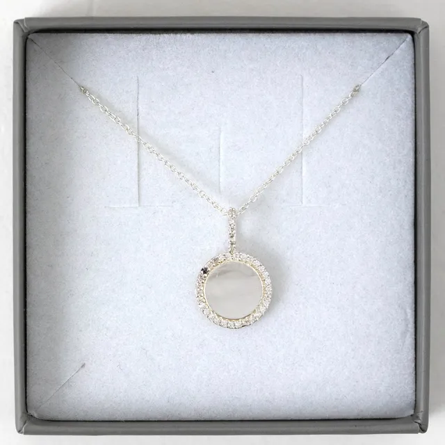 Juvelan Amazonite Halskette Amazonit Gold 40cm Kette