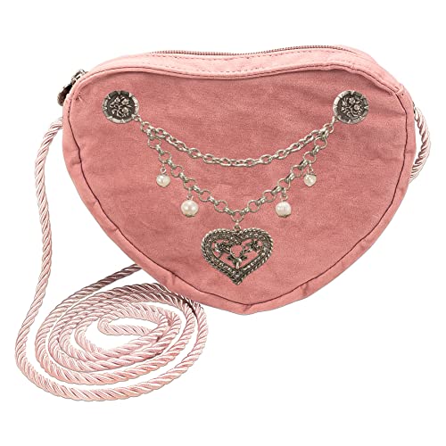 Alpenflüstern DAHEIM DTA065 Herztasche taupe-grau Herz