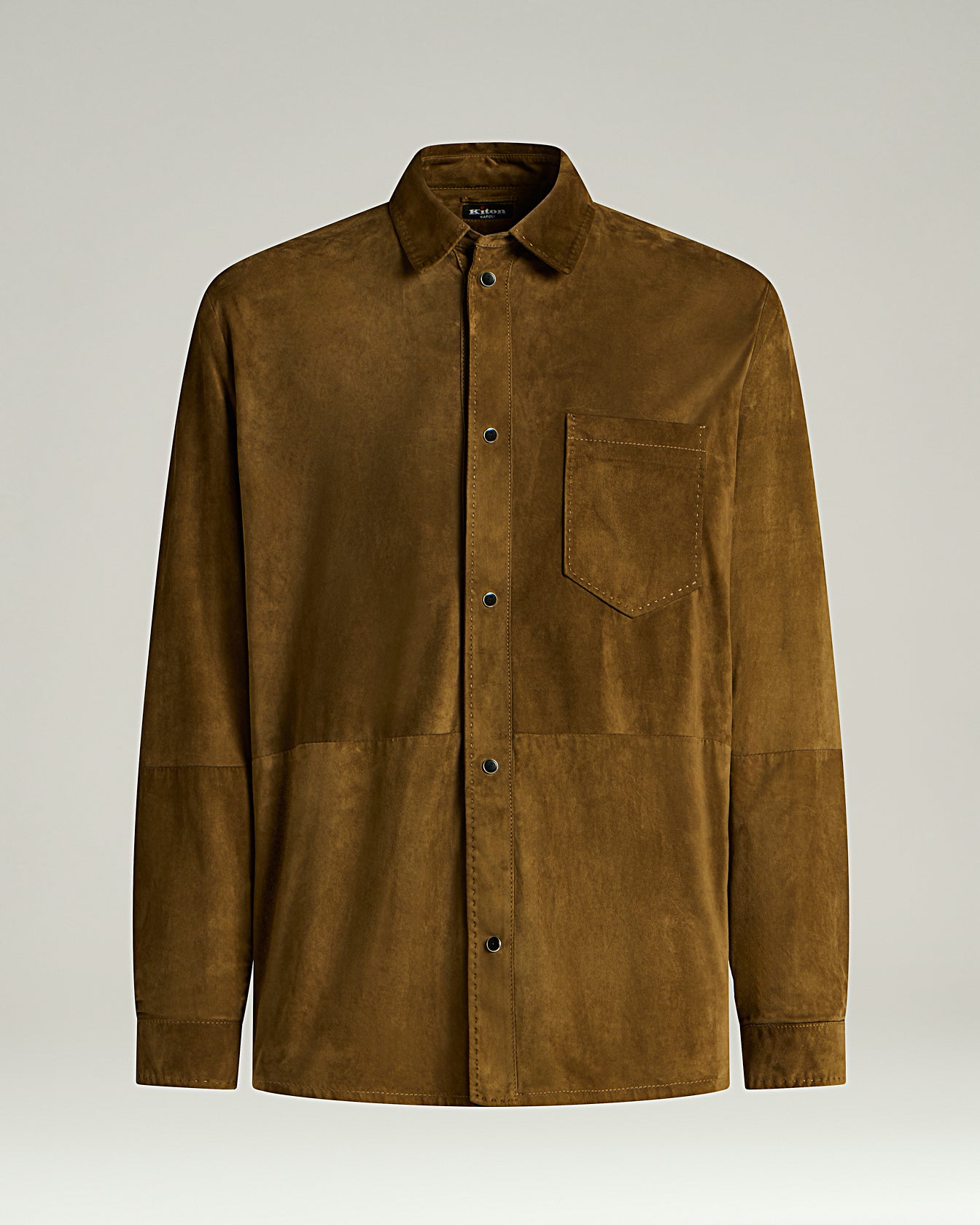 Kiton Lambskin Lederjacke mole Glattleder